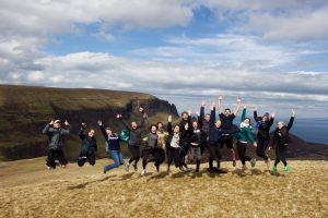 Students on the Isle of Skye